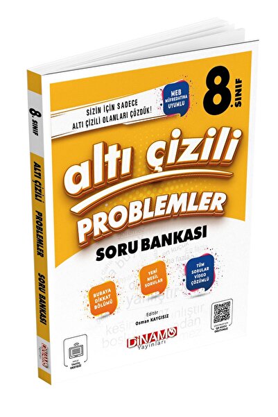 Dinamo Yayınları 8. Sınıf Problemler Altı Çizili Soru Bankası .Dinamik Serisi