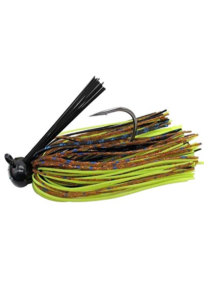 Choice طُعم صيد السمك الأسود Mycena 12G/16G Football Jig Spinner Bait Weedles...