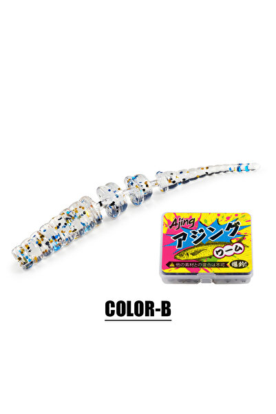 Choice Color-B Spinpoler 20pc Light Game Ajing Fishing Lure Jointed Soft Bait...