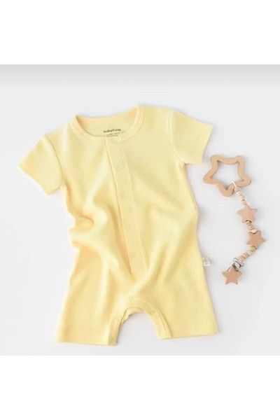 ToprikoKids Sunny 100% Organic Cotton Half Sleeve Jumpsuit