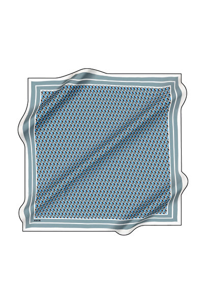 Aker Шовковий креп-сатеневий шарф з логотипом