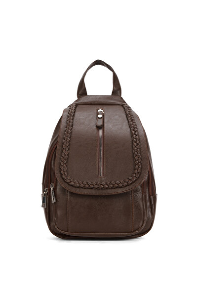 By Hakan Women's Silukçu Backpack with Rank Cap and Strong Grey Tonalities