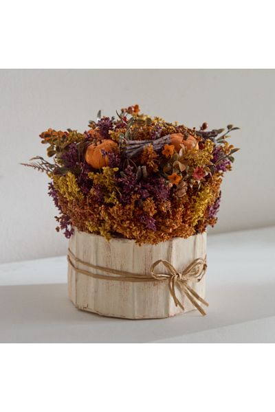 Home Box Caven Harvest Arrangement in Round Planter 18x18x20 cm