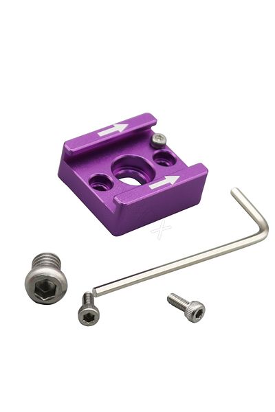 Choice Fuchsia Cold Shoe Mount Adapter 1/4" Screw Mounting Hole For Digital Dslr Camera Rig/cage/cheese Pl