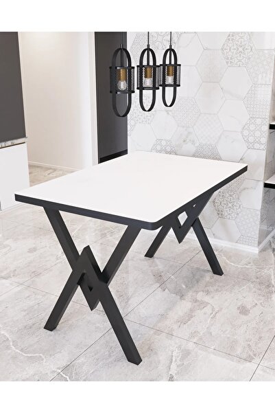 AVVİO 80x140 Alara Mutfak Masası Yemek Masası Balkon Masası Cafe Masası