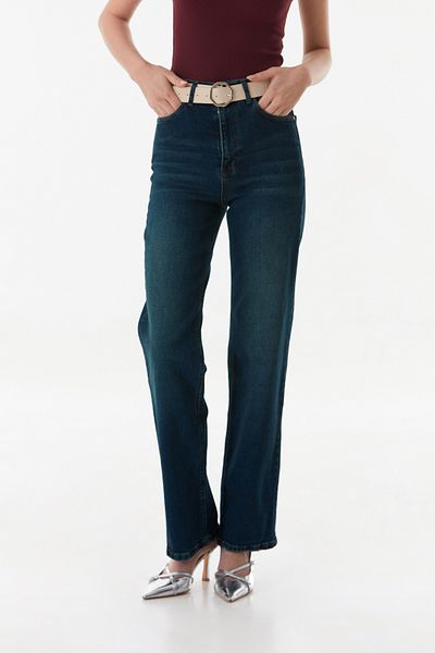 Fulla Moda High Waist Palazzo Jean