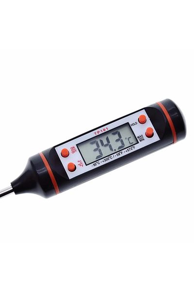Choice Black Kitchen Digital Bbq Food Thermometer Meat Cake Candy Fry Grill Dinning Household Cooking Therm