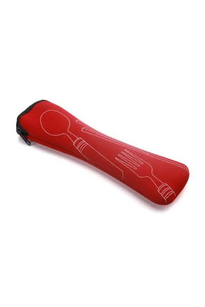 Choice 1pc red 1PC Portable Cutlery Bag Cutlery Bag Cutlery Bag Travel Packaging Storage Box Cutlery Picnic