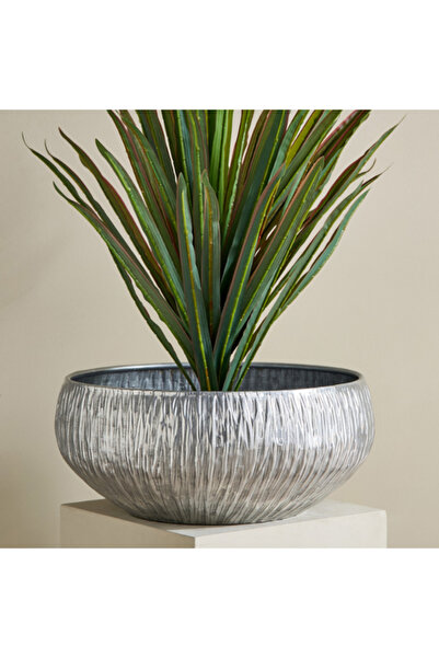 Home Box وعاء نباتات من الألومنيوم المنقوش من نيدريل مقاس 40×16.5 سم