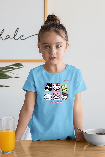 New Shine 1 tricou este un cadou pentru achiziții de 6 și mai sus în coș - Tricou cu mânecă scurtă imprimat pentru copii