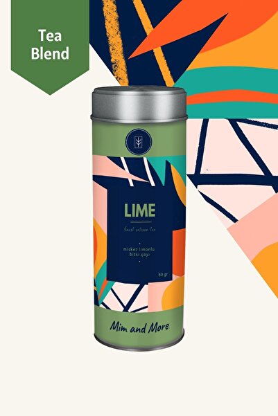 Mim and More Lime Tea - Misket Limonlu Bitki Çayı, 50 gr