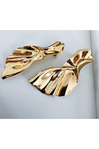 Venus Design Çelik Wrinkled Küpe
