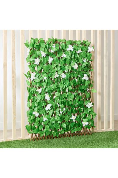 Home Box Delsa Artificial Flowers Fence 90x180 cm