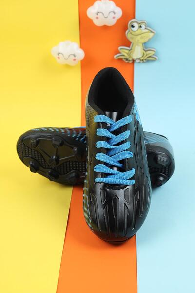 Moda Lime Boys' Football Boots Turf Field Boys' Soccer Shoes Spiked Football Sneakers