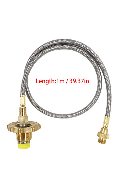 Choice أنبوب موقد غاز خارجي محول إعادة تعبئة البروبان خط توصيل خزان الغاز محو...