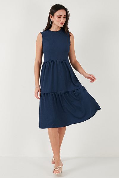 Lela Regular Fit Sleeveless Midi Dress Dress 5869008