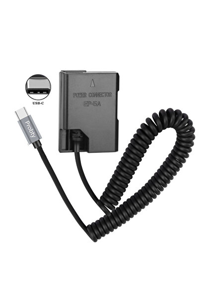 Choice كابل USB-C من بروبتي EP-5A، طقم محول طاقة USB-C، بطارية وهمية EN-EL14 ...