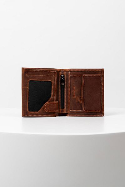 BAYDERİ Luna Genuine Leather Rfid Protected Gentle Men's Wallet with Convenient Coin Tank