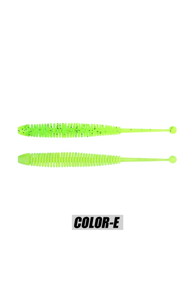 Choice طُعم صيد سمك الشبوط الناعم Color-E مقاس 8.2 سم، دودة سمك البحر، دودة ا...