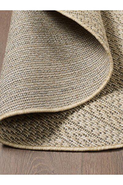 Livset Hasır Bej Kilim Dokuma Halı Sisal Salon Mutfak Oturma Odası Çocuk Odas...