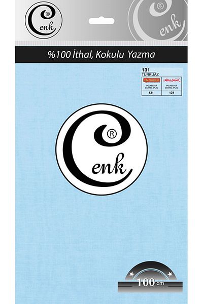 Cenk Culoare uni 100 cm Geantă de scris - 0301 - 131-turcoaz