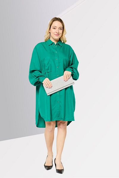 Diesel Women Plain Mini Dress, Green