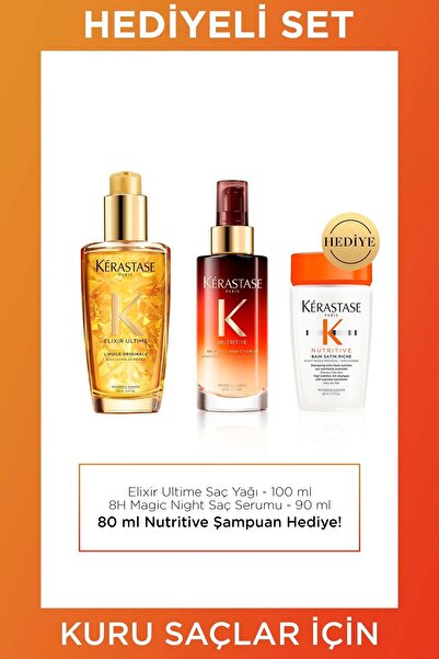 Kerastase Gece & Gündüz Onarıcı Saç Bakım Seti