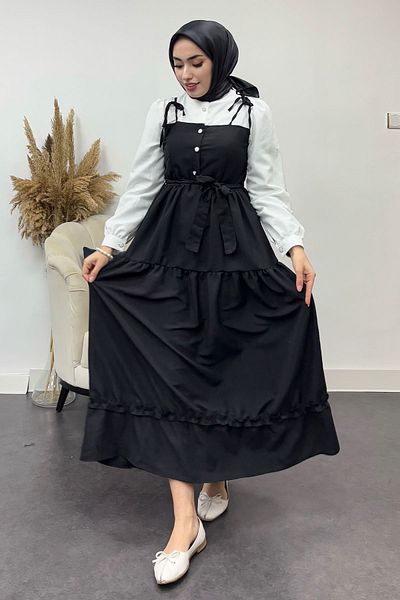 Tesettür Diyarı Φόρεμα Juliet Model Lizza Fabric Slopet