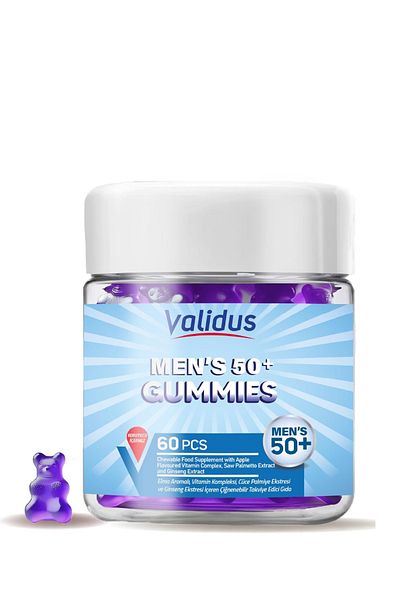 Validus Men's Gummies 50+ 60
