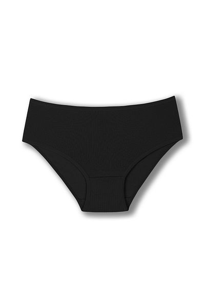 HNX 8 Pack Cotton Ribbed High Waist Plus Size Women's Panties