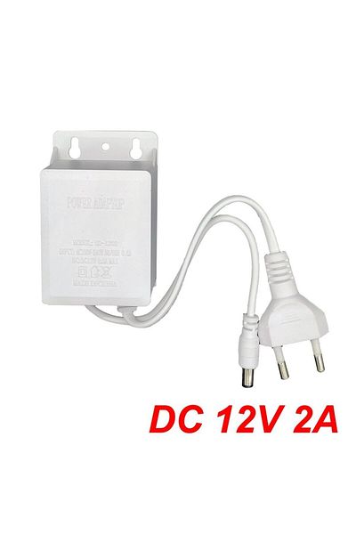 JIENUO American Standard Power Adapter US/EU Outdoor Waterproof AC 100-240V Input DC 12V Volt Output Supply