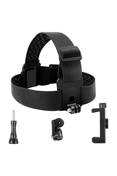 EXSKOF Package List Head Mount Strap Mobile Phone Holder with Phone Clip for iPhone Samsung Smartphones GoP