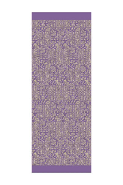 Mooncorn Σάλι διπλής όψης με σχέδιο χέννας Ελικομωβιλένιο