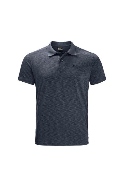 Jack Wolfskin Travel Polo Erkek Outdoor Tişört - Lacivert