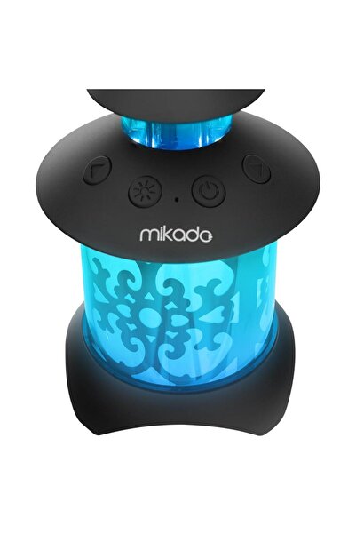 Mikado MD-20BT, 5W, MASAÜSTÜ, GECE LAMBASI LED IŞIKLI, 1200MAH, BLUETOOTH SPEAKER (SİYAH)