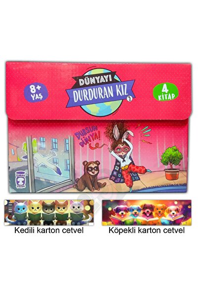 Timaş Çocuk Dünyayı Durduran Kız 2 Seti (4 Kitap) (8+ yaş)