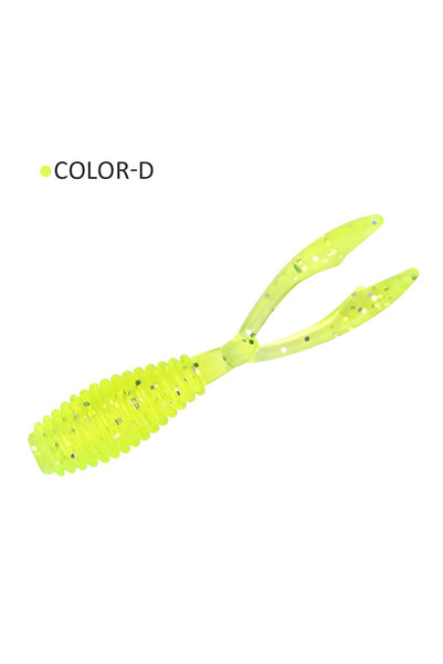 Choice طُعم صيد السمك الناعم Color-D Spinpoler AJING Rockfish، 10 قطع/مجموعة،...