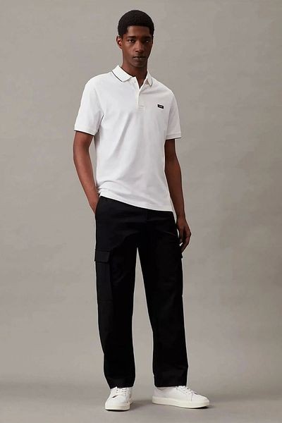 Calvin Klein Stretch Pıque Tıppıng Polo Men's Polo T-Shirt K10K112751