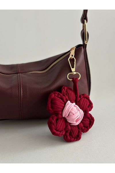 Boutiquehaki Flower Salute Bag Charm & Ornaments