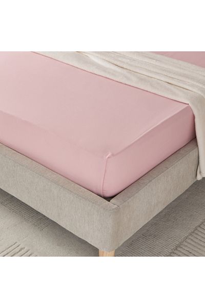 Home Box Essential Cotton Twin Flat Sheet