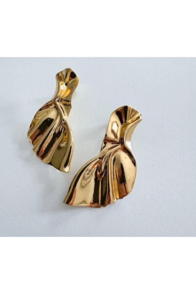 Venus Design Çelik Wrinkled Küpe