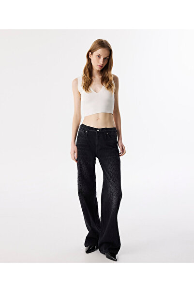 Twist ESKİTME EFEKTLİ JEAN PANTOLON