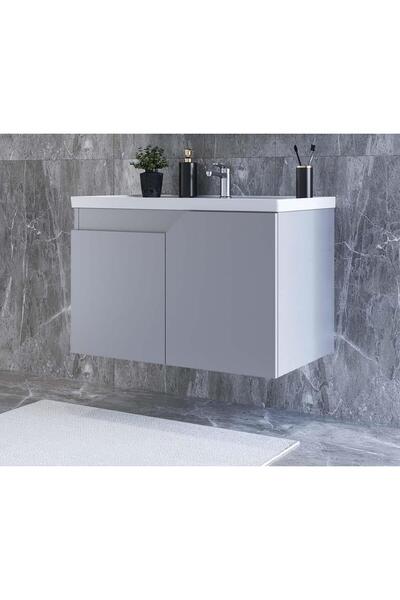 TETA HOME Napoli 65 Cm Mdf Banyo Lavabolu Alt Dolap