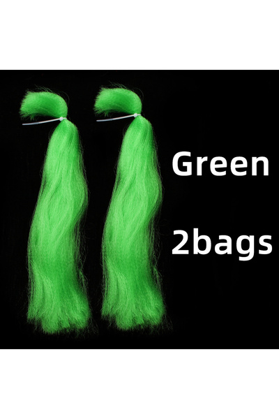 Choice 30 سم 2 كيس أخضر 14 لونًا 30 سم ألياف سمكة صغيرة من الألياف الاصطناعية...