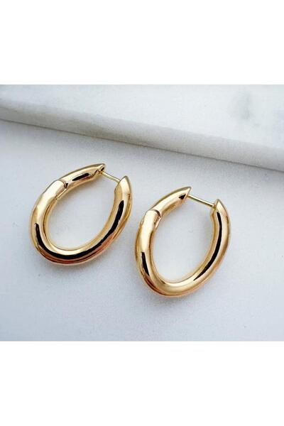 Venus Design Çelik dalgalı halka küpe