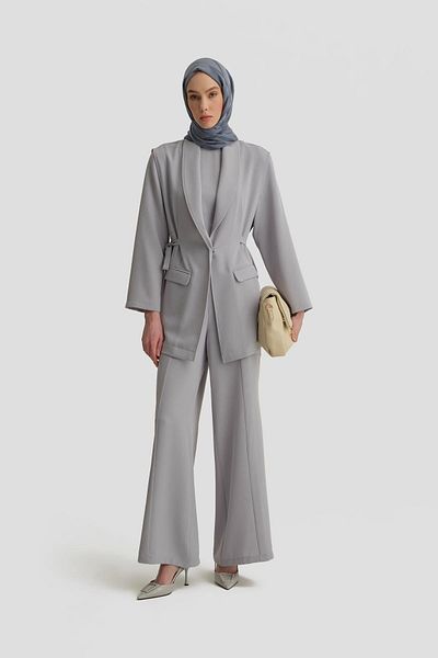 Armine Gray Vest Triple Suit 25Y6000