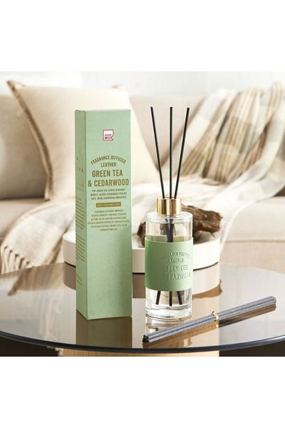 Home Box Abbey Old World Green Tea and Cedarwood Reed Diffuser 180 ml