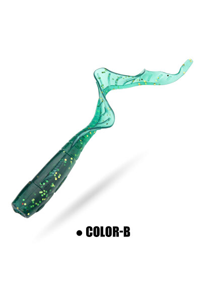 Choice طُعم صيد ناعم Color-B Spinpoler بطول 16 سم، 3 قطع، طُعم صيد طويل الذيل...