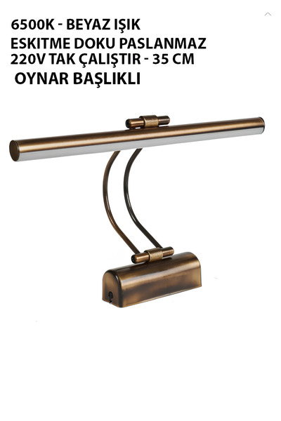 SARA Eskitme Beyaz Işık Banyo Duvar Ayna Tablo Aydınlatması Flüt Aplik Kuğu Aplik Ledli Aplik