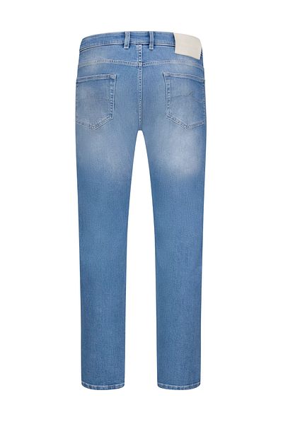 PAUL&SHARK Men's Denim Fabric Regular Waist Straight Model Light Blue Jeans 25414105 -J01